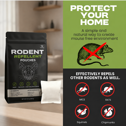Avelyqa rodent repellent | Place These Pouches Anywhere Mice Hide - And Watch Them Disappear.