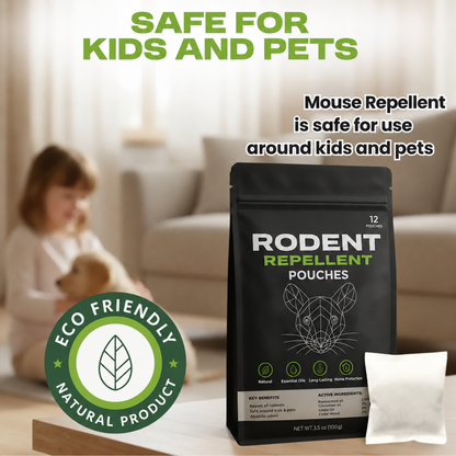 Avelyqa rodent repellent | Place These Pouches Anywhere Mice Hide - And Watch Them Disappear.