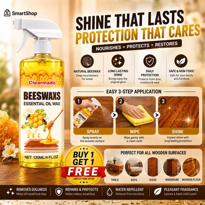 Polishing beeswax agent+ Free Towel and Sponge